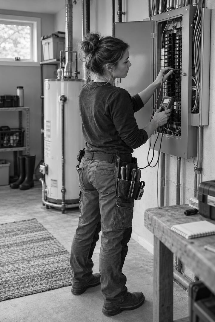 Electrical service professional