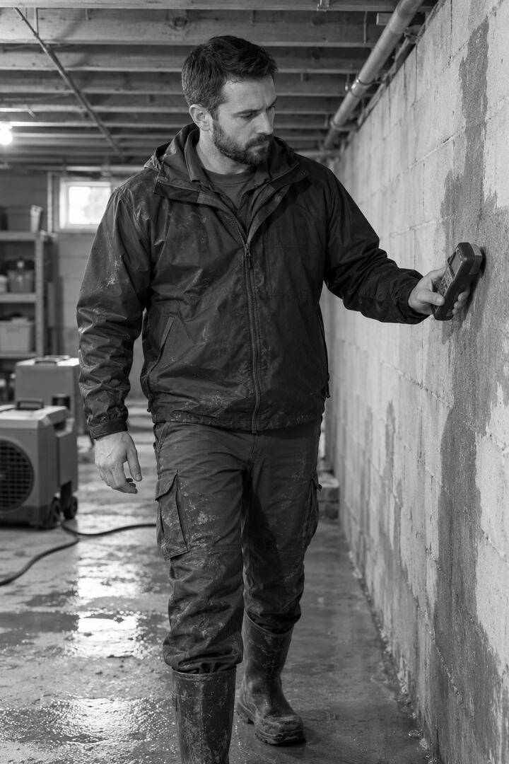 Restoration service professional